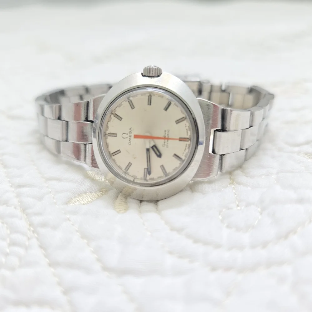 Vintage Omega Dynamic Ladies Watch Automatic Movement Tool 102 Stainless Steel